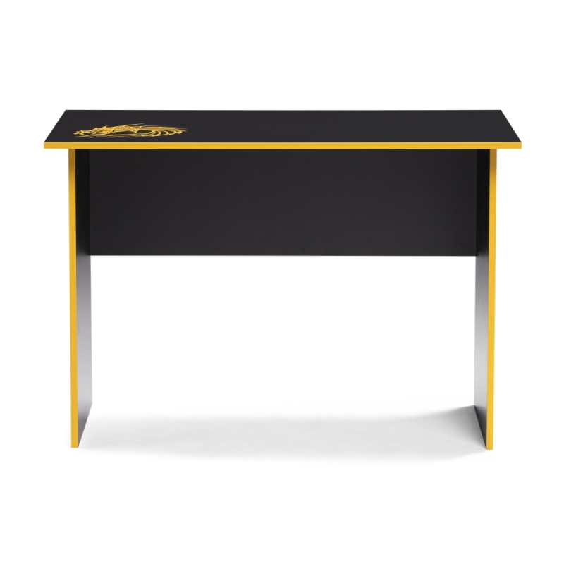 Письменный стол Эрмтрауд 110х60х75 черный / желтый