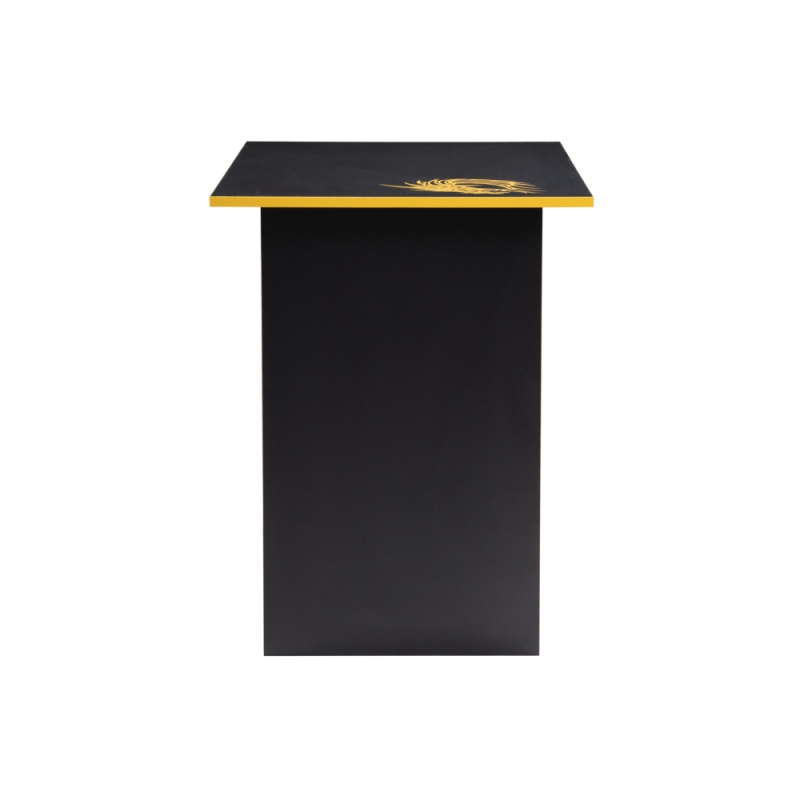 Письменный стол Эрмтрауд 110х60х75 черный / желтый