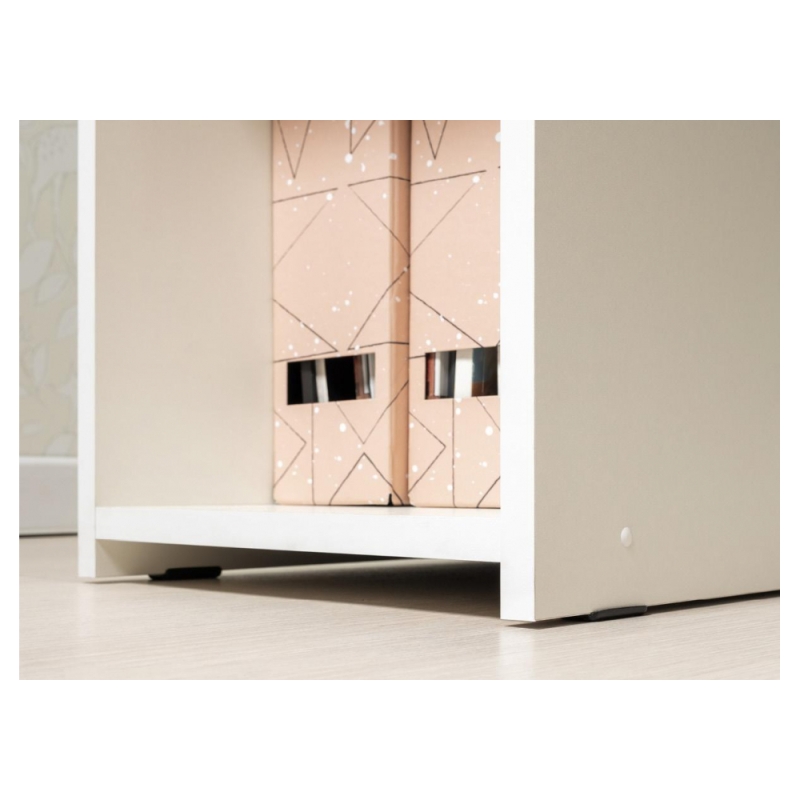 Письменный стол Комфорт 12.77 F белый РЕ шагрень