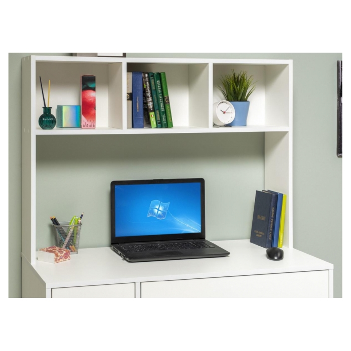 Письменный стол Комфорт 12.77 F белый РЕ шагрень