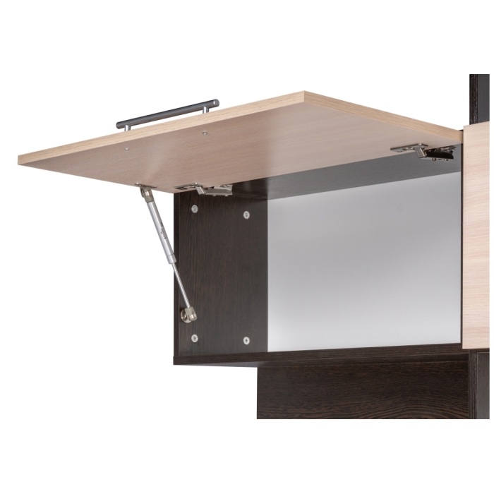 Компьютерный стол КСТ-14П 140х123,5х182,8 правый венге / беленый дуб