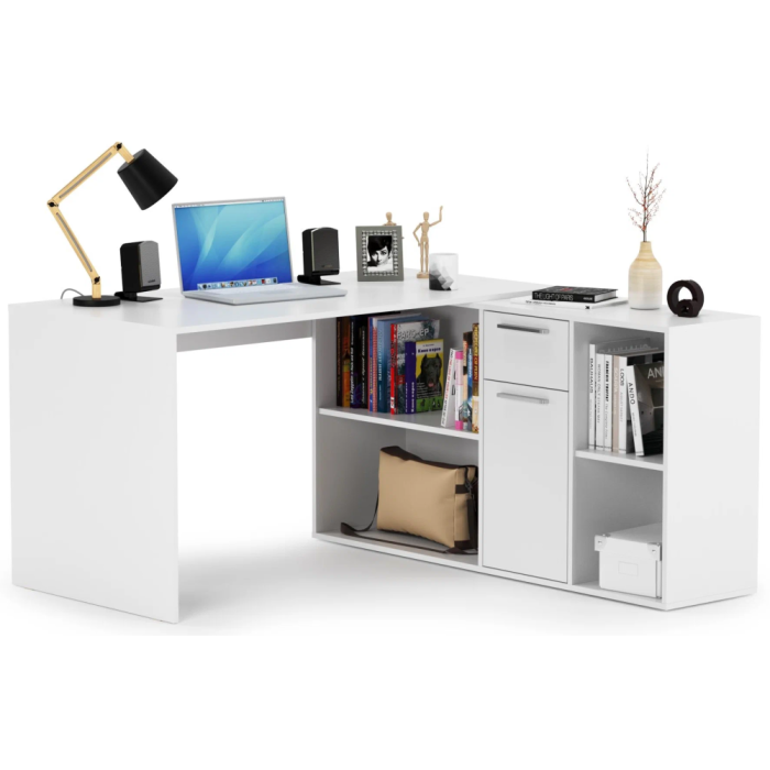 Письменный стол Лайт 03.245F белый гладкий 101
