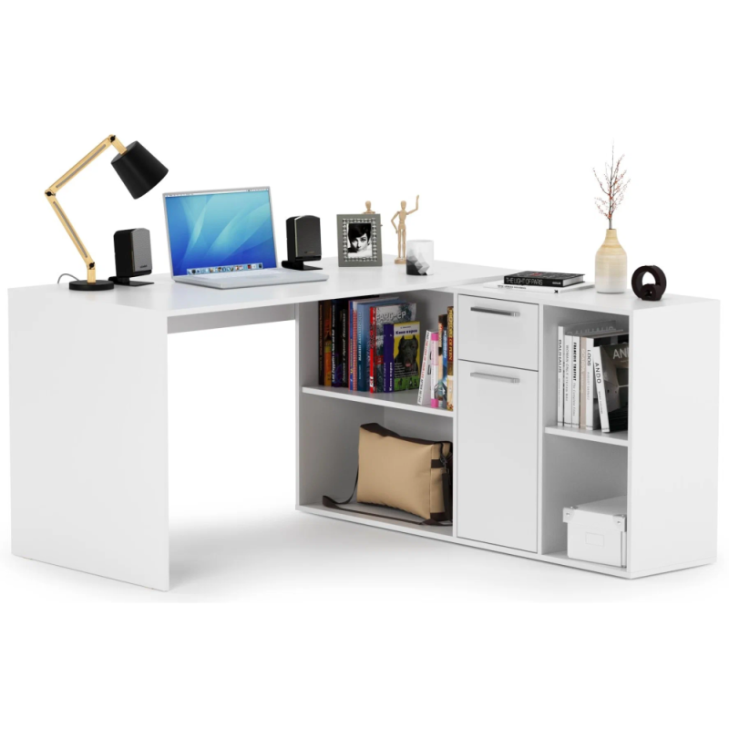 Письменный стол Лайт 03.245F белый гладкий 101