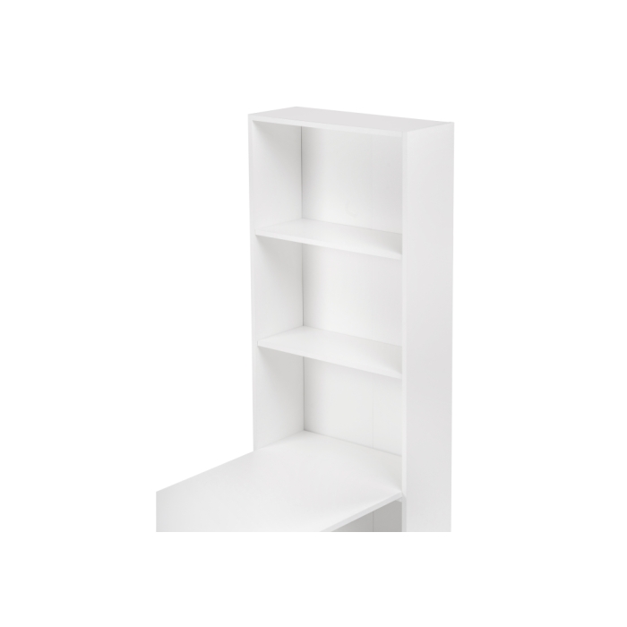 Письменный стол Лайт 10.01 115,3х58,2х179 белый гладкий 101