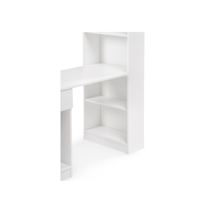 Письменный стол Лайт 10.01 115,3х58,2х179 белый гладкий 101