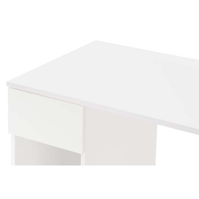 Письменный стол Лайт 10.01 115,3х58,2х179 белый гладкий 101