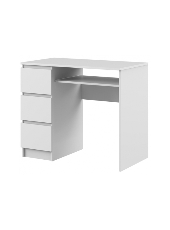 Письменный стол Мадера СМП 900 левый лдсп белый эггер