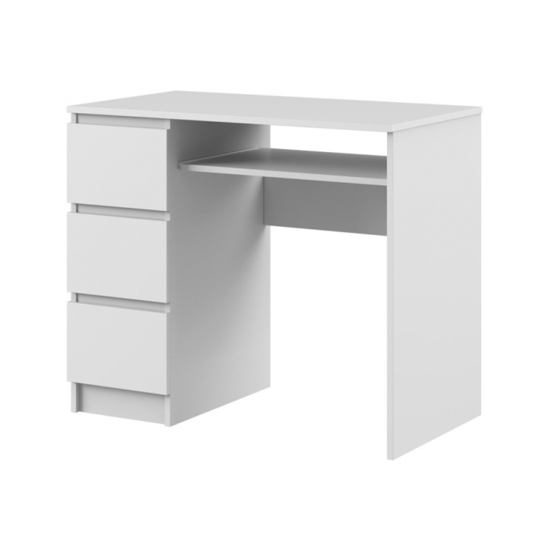 Письменный стол Мадера СМП 900 левый лдсп белый эггер