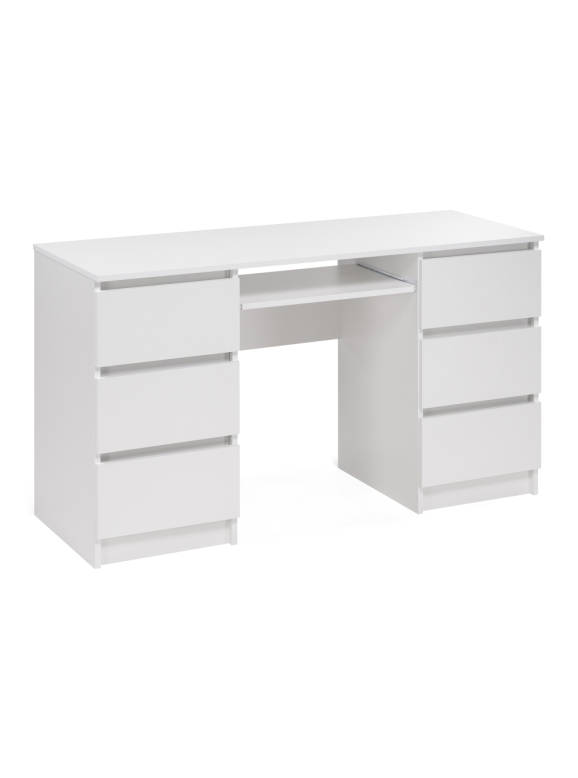 Письменный стол Мадера СМП2.6 135х50х77 лдсп белый