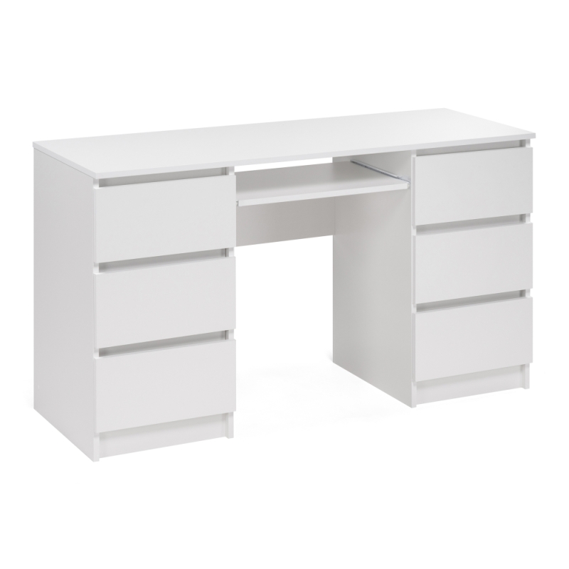 Письменный стол Мадера СМП2.6 135х50х77 лдсп белый