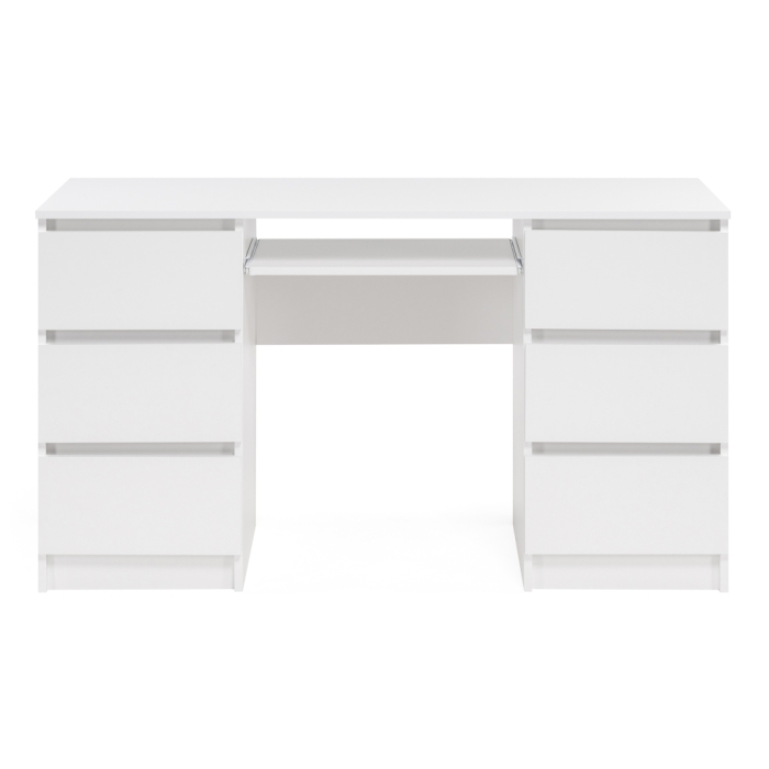 Письменный стол Мадера СМП2.6 135х50х77 лдсп белый