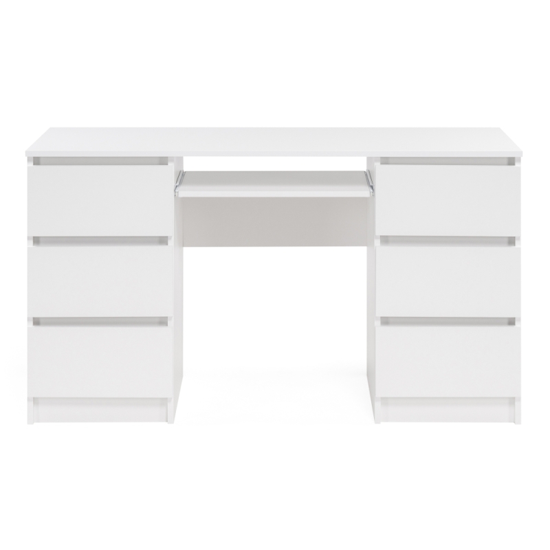 Письменный стол Мадера СМП2.6 135х50х77 лдсп белый