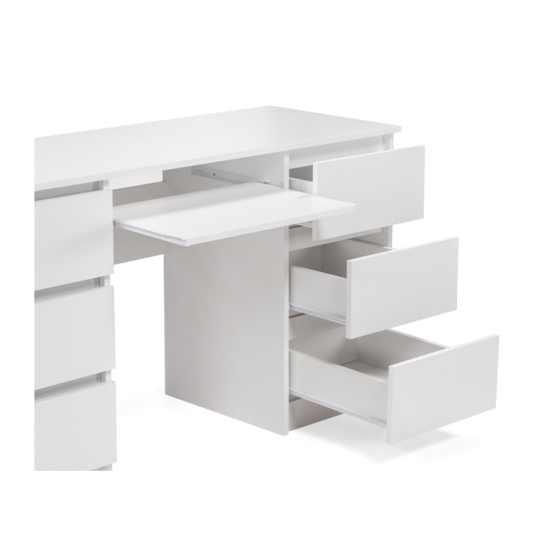 Письменный стол Мадера СМП2.6 135х50х77 лдсп белый