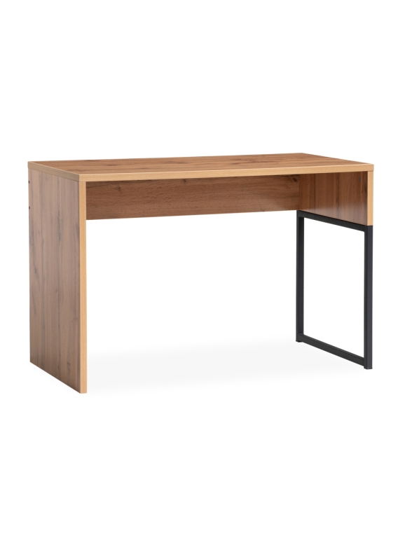 Письменный стол Ниа 115х60 дуб вотан / черный матовый
