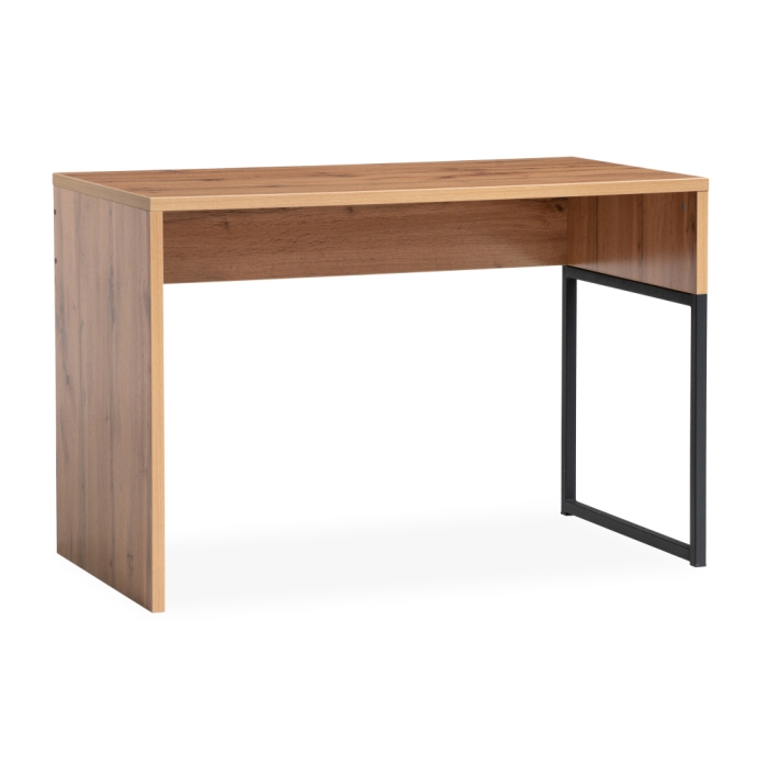 Письменный стол Ниа 115х60 дуб вотан / черный матовый