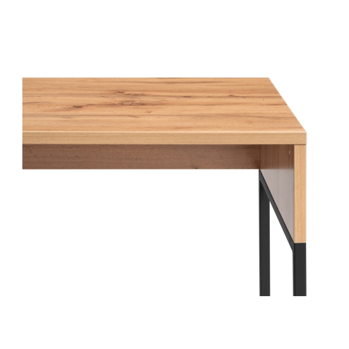 Письменный стол Ниа 115х60 дуб вотан / черный матовый