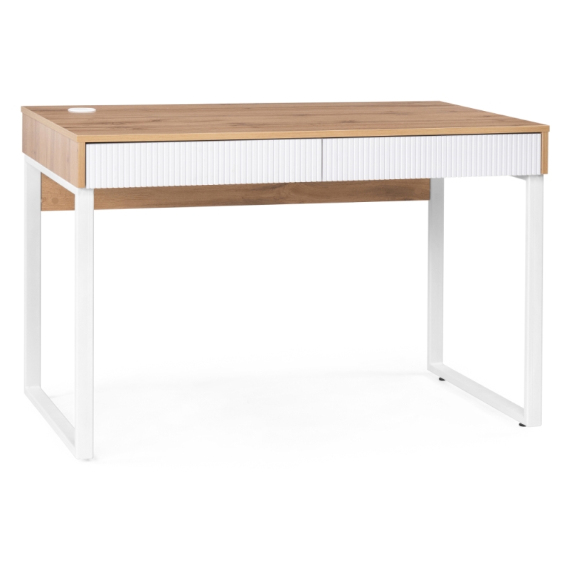 Письменный стол Реус 115х70х77 дуб вотан / белый
