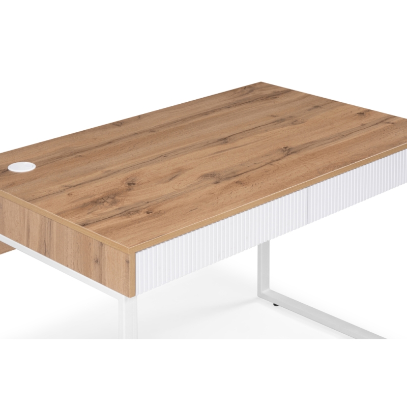 Письменный стол Реус 115х70х77 дуб вотан / белый