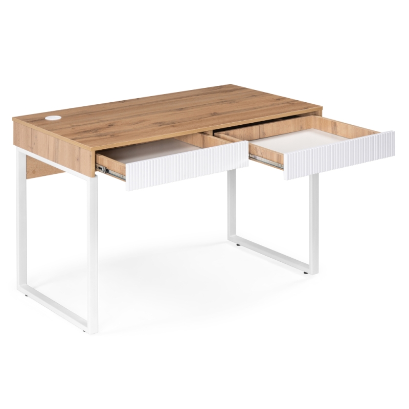 Письменный стол Реус 115х70х77 дуб вотан / белый