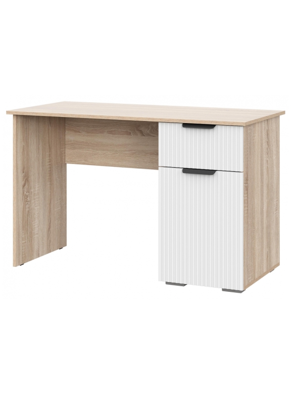 Письменный стол Стокгольм СТП03-1200 120х57х75 дуб сонома / line софт пломбир