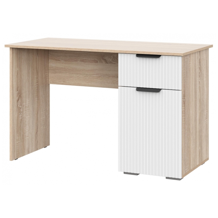 Письменный стол Стокгольм СТП03-1200 120х57х75 дуб сонома / line софт пломбир