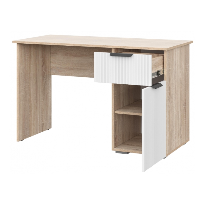Письменный стол Стокгольм СТП03-1200 120х57х75 дуб сонома / line софт пломбир
