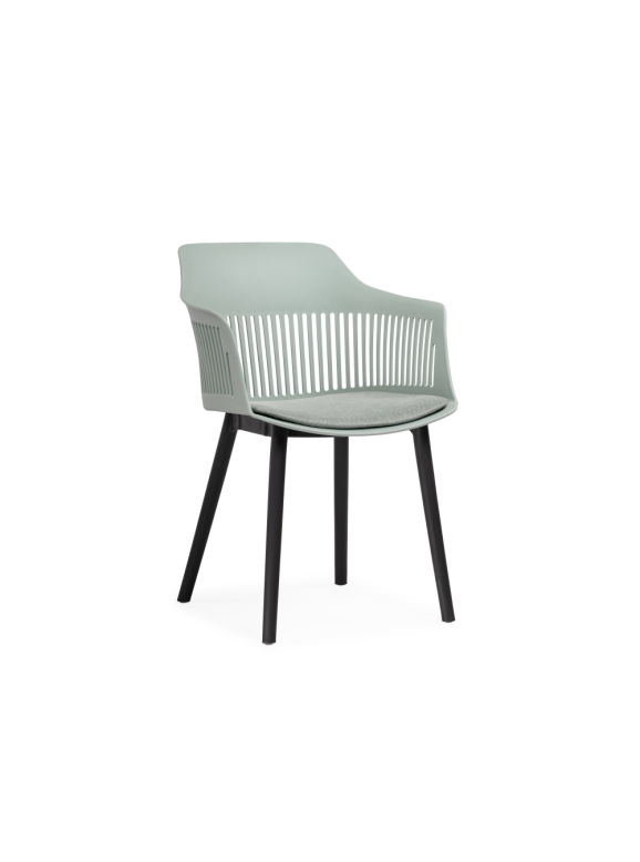 Пластиковый стул Crocs light green / black