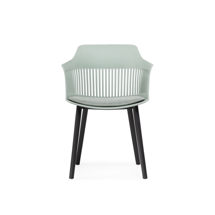 Пластиковый стул Crocs light green / black