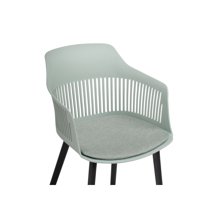 Пластиковый стул Crocs light green / black