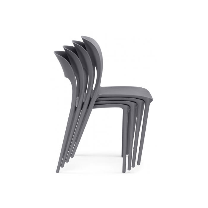 Пластиковый стул Эгри серый