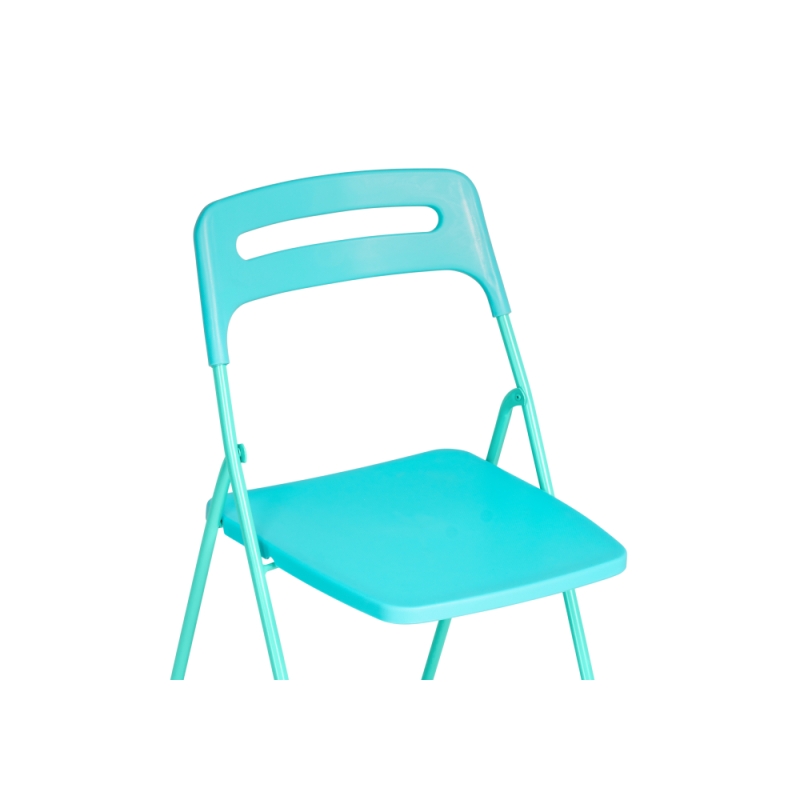 Пластиковый стул Fold складной blue