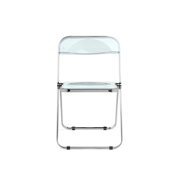 Пластиковый стул Fold складной clear gray-blue