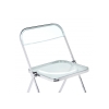 Пластиковый стул Fold складной clear gray-blue