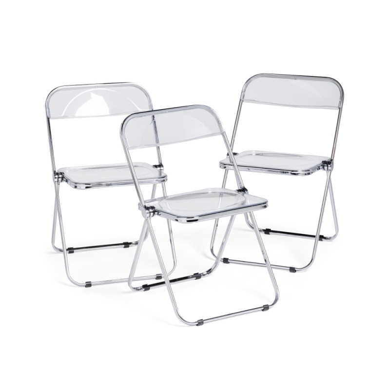 Пластиковый стул Fold складной clear