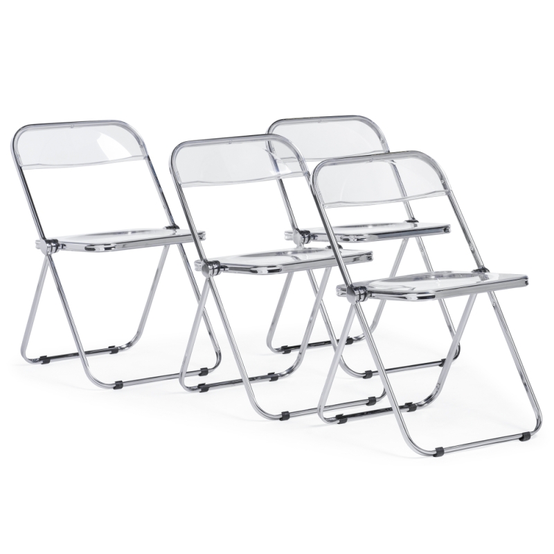 Пластиковый стул Fold складной clear