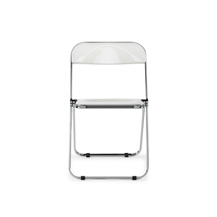 Пластиковый стул Fold складной white / chrome