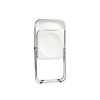 Пластиковый стул Fold складной white / chrome