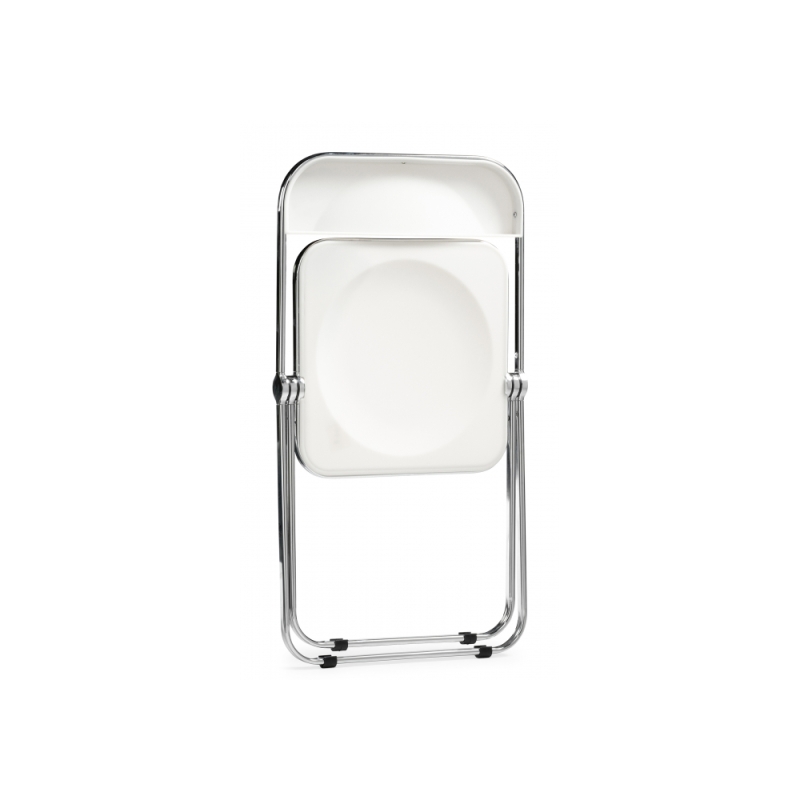 Пластиковый стул Fold складной white / chrome