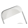 Пластиковый стул Fold складной white / chrome