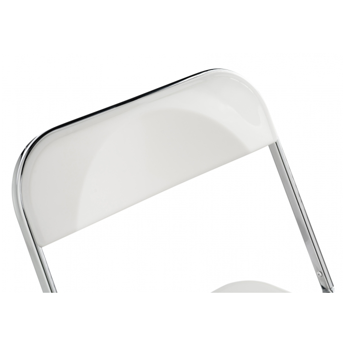 Пластиковый стул Fold складной white / chrome