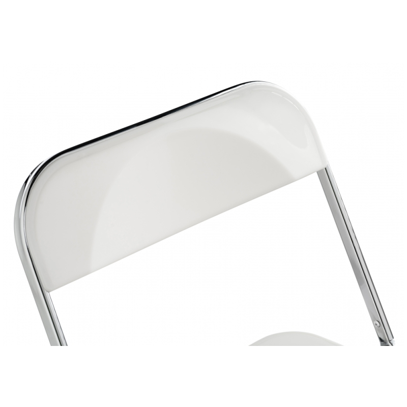 Пластиковый стул Fold складной white / chrome