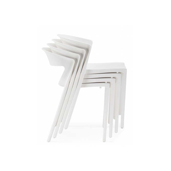 Пластиковый стул Градно белый