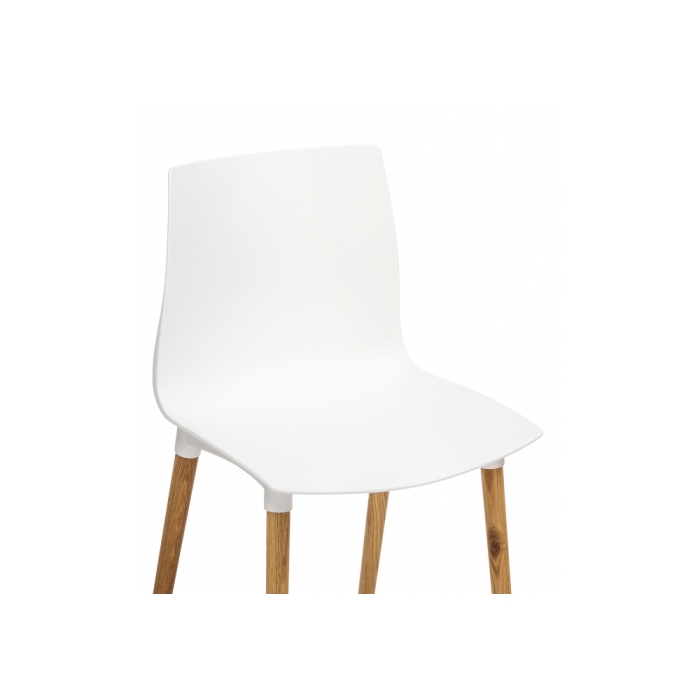 Пластиковый стул Кобе белый