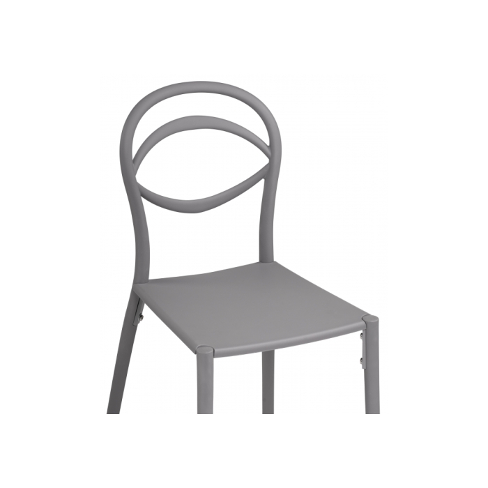 Пластиковый стул Simple gray