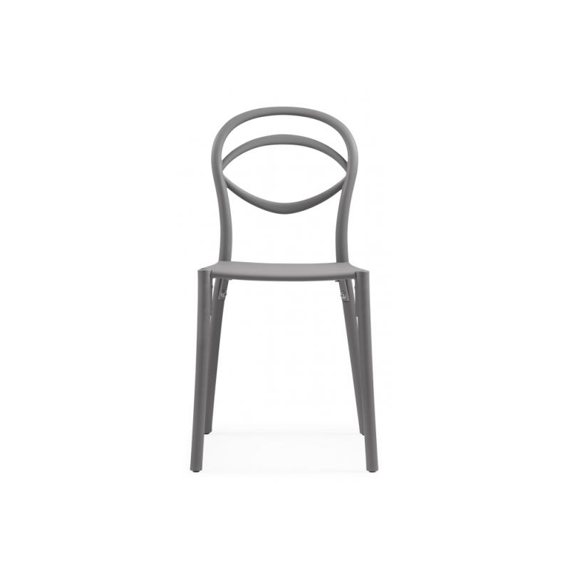 Пластиковый стул Simple gray