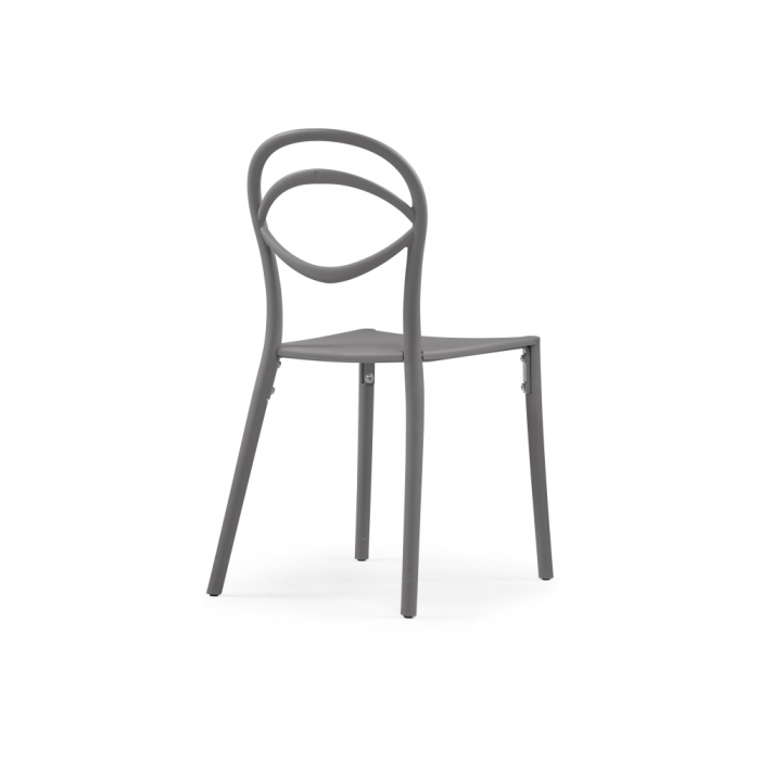Пластиковый стул Simple gray