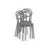 Пластиковый стул Simple gray