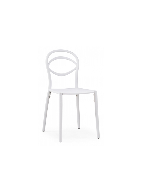 Пластиковый стул Simple white