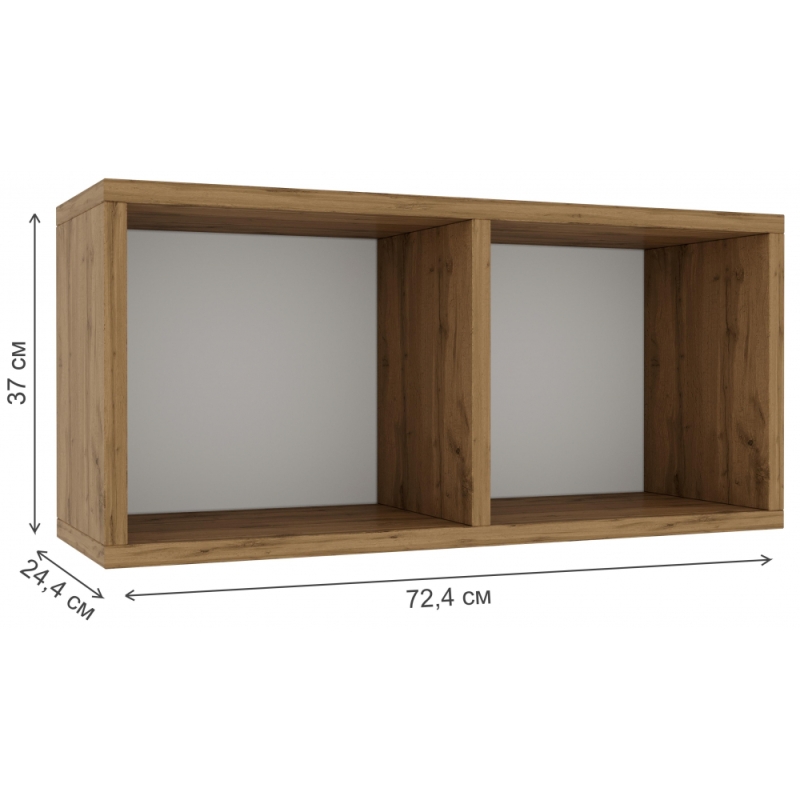 Полка Модена-2 дуб вотан