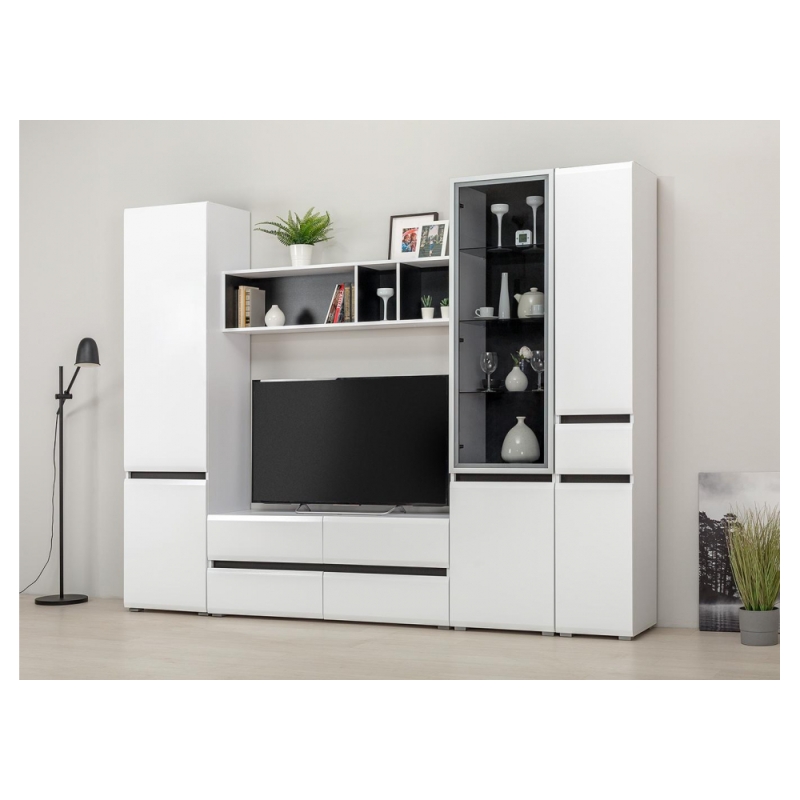 Полка Сейдиль белый премиум / черный